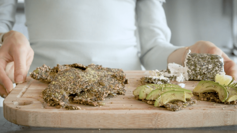 RECIPE: Cheesy Seeded Vegan Crackers